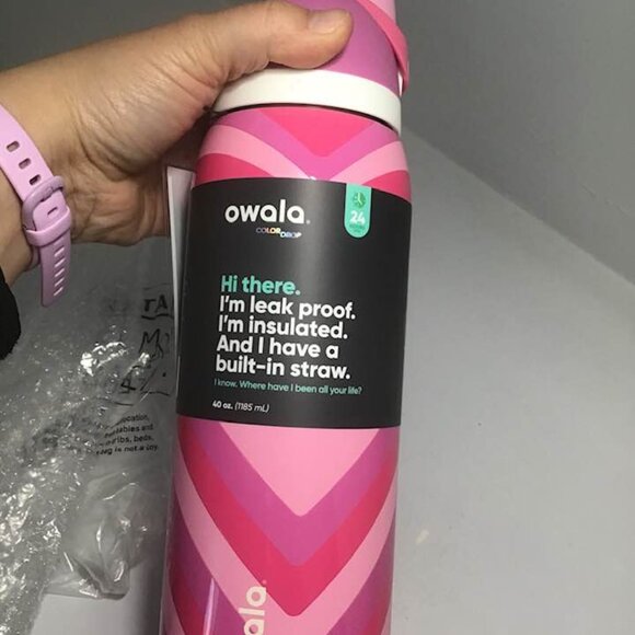 NWT 40oz Owala I <3 u FreeSip - Picture 1 of 6